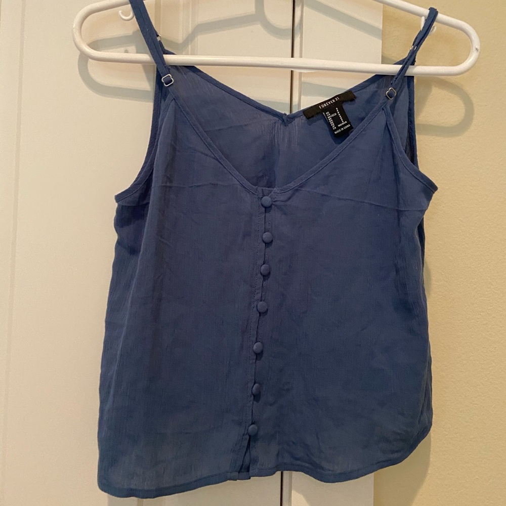 blue tank NEVER WORN